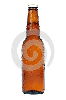 Beer brown bottle