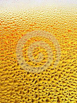 Beer bubbles macro background