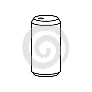 Beer can outline icon