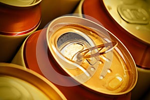 Beer cans