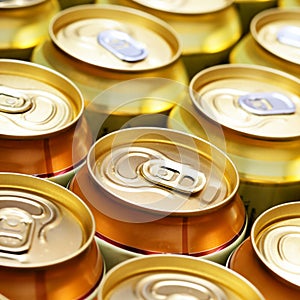 Beer cans