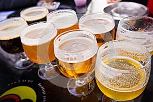 Beer Degustation in Bruges, Belgian photo