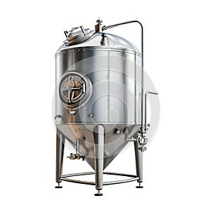 Beer Fermenter Tank on Transparent Background - Ai Generated