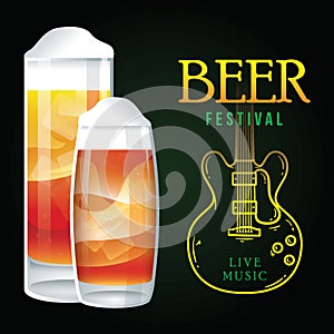 beer festival design. Vector illustration decorative design