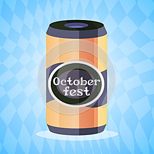 Beer festival Oktoberfest party celebration concept greeting card or flyer