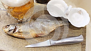 Beer with fish