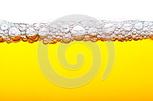 Beer with foam