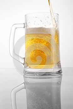 Beer in glass