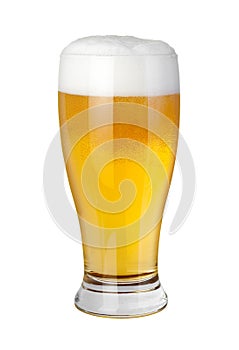 Beer Glass with clipping path