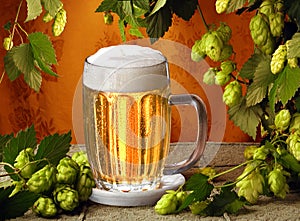 Beer and hops