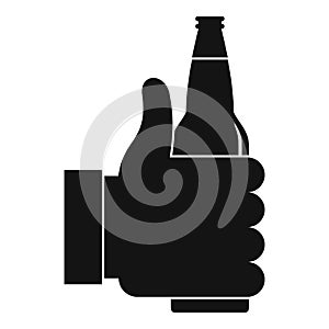 Beer icon, simple style.