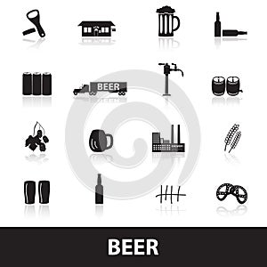 Beer icons eps10