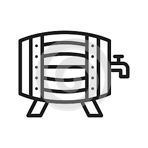 Beer Keg icon vector image.