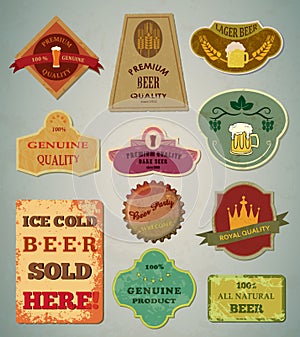 Beer labels