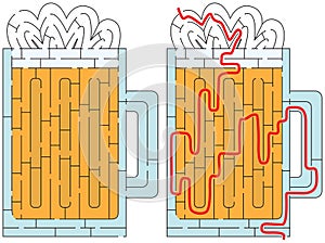 Beer maze