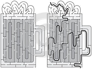 Beer maze