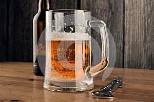 Beer mug and Beer Bottle