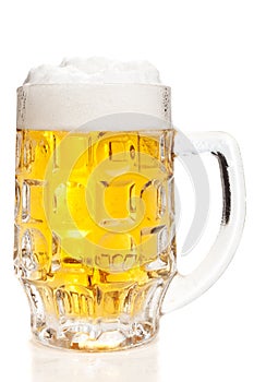 Beer mug, isolated