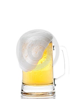 Beer mug isolated on white