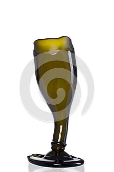 Beer mug made of bottles