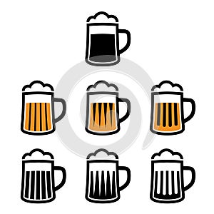 Beer mug symbols