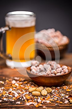 Beer and peanuts