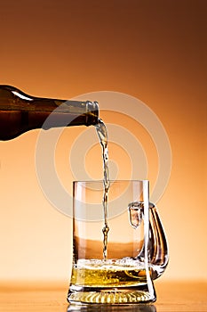 Beer pouring