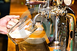 Beer pouring