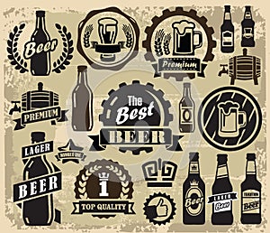 Beer pub labels