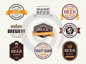 Beer seals and stamps