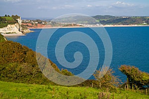 Beer and Seaton beaches and coastline Devon