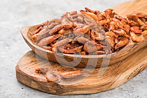 Beer Snack - spicy dry Shrimp or prawns