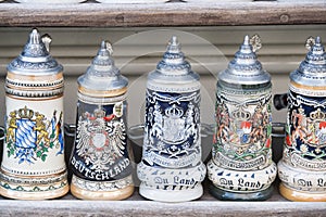 Beer stein in Munich