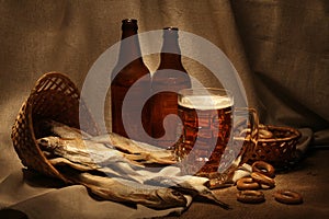 Beer still life