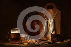 Beer still life