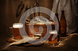 Beer still life