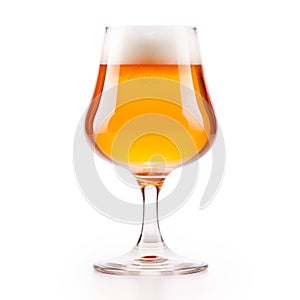 Beer in a stout glass on a white background. Mugs with drink like Ipa, Pale Ale, Pilsner, Porter or Stout