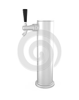 Beer Tap isolated on white