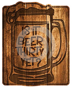 Beer Thirty Sign