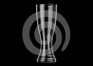 Beer Weizen Pint Glass