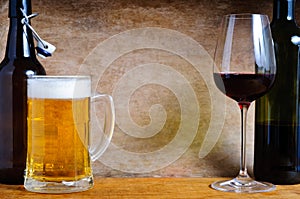 Beer and wine