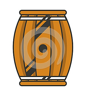 beer wooden barrel