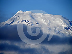 Beerenberg volcano on Jan Mayen island