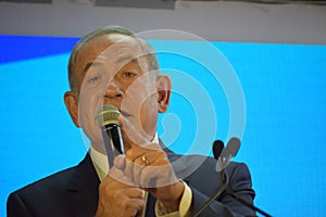 BeerSheva, Israel, Negev 13 September 2022 Benjamin Netanyahu of the Opposition and as the chairman of Likud