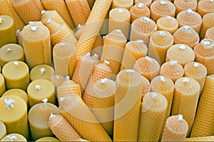 Beeswax candles