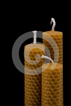 Beeswax candles