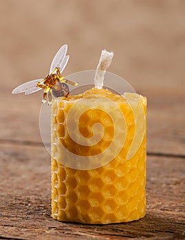 Beeswax candles