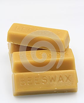 Beeswax tablets made from wax from beehives