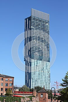The Beetham Tower in Manchester