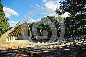 The Beethoven Auditorium (also known as Concha AcÃºstica) in Taquaral Park - Campinas, SÃ£o Paulo